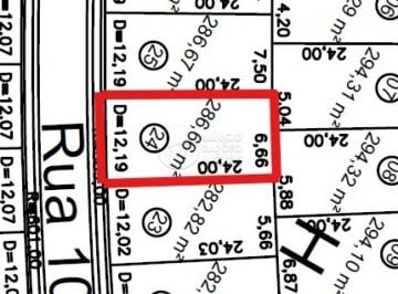 Terreno · 286m² · Terreno nascente com 286m² à venda no Condomínio Vista da Lagoa
