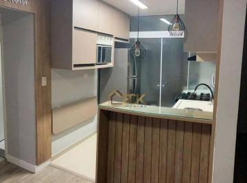 ee891be13a63744da8ec9bb52354025fba21416c · Apartamento com 3 dormitórios à venda, 64 m² por R$ 329.000 - Loteamento Jardim Sol Nascente - Jacar