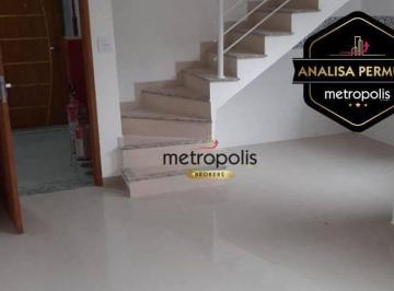 Sala · Cobertura com 2 dormitórios à venda, 97 m² por R$ 380.000,00 - Vila Guarará - Santo André/SP