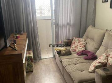 Sala · Apartamento com 2 dormitórios à venda, 50 m² por R$ 430.000,00 - Vila Floresta - Santo André/SP