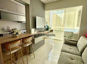 Sala · Apartamento para alugar, 56 m² por R$ 7.500,00/mês - Cerâmica - São Caetano do Sul/SP
