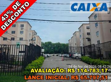 Apartamento de 2 quartos, Rio de Janeiro · Apartamento com 40,54m² de área privada - Condomínio Solar do Oeste II - Rio de Janeiro/RJ