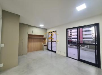 Apartamento · 47m² · 1 Quarto · 1 Vaga · Studio - Garden com quintal descoberto e ensolarado, com ar condicionado,forno e