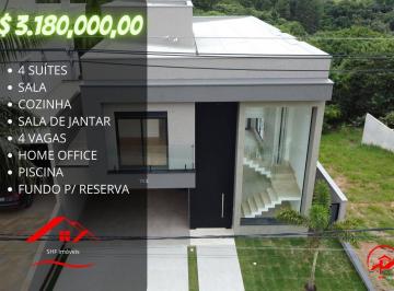 Casa · 360m² · 4 Quartos · 4 Vagas · CASA A VENDA - COND RESERVA SANTA ANNA - SANTANA DE PARNAÍBA