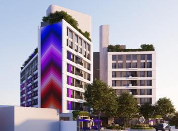 Fachada · Apartamento Loft à venda em Florianópolis, Trindade: 1 suíte, 1 banheiro, 49m² de área. Aproveite es