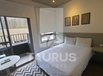Foto 01 · Studio para locação, mobiliado, com varanda, 28M², Moema.