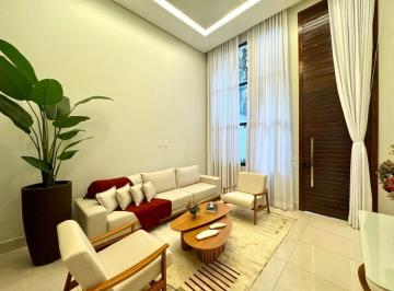 Casa de 3 quartos, Vicente Pires · Casa Moderna rua 12, São 3 suítes, sala com dois ambientes, piscina, churrasqueira, lavabo, 400m2