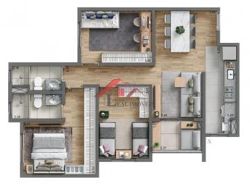 Apartamento · 69m² · 3 Quartos · Apartamento para venda em Rudge Ramos de 69.00m² com 3 Quartos e 1 Suite
