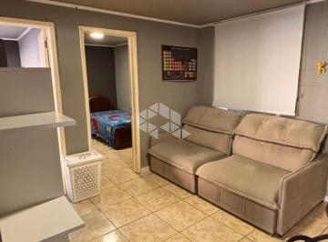 d4750ded-4ed4-4d19-b2bd-09050836a91e · Apartamento térreo semi mobiliado de 2 quartos e garagem no Partenon