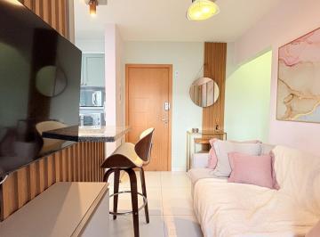 Apartamento · 42m² · 1 Quarto · 1 Vaga · Apartamento A Venda Mobiliado 1 Quarto Com Sacada Canto do Forte PG