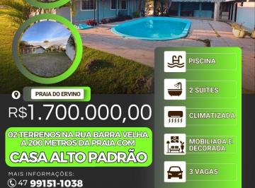 Casa de 1 quarto, São Francisco do Sul · Casa com Piscina a 200 metros da Praia mobiliada, decorada e climatizada