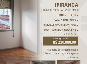Apartamento de 2 quartos, Porto Alegre · Apartamento 2 quartos para Venda no bairro Vila Ipiranga em Porto Alegre
