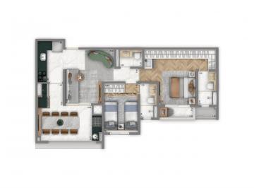 Apartamento · 76m² · 2 Quartos · Apartamento à venda - na Vila Regente Feijó