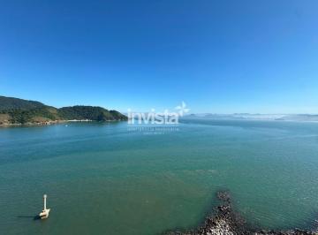 Apartamento · 56m² · 1 Quarto · 1 Vaga · Apartamento de 1 Dormitórios com Varanda VISTA MAR na Ponta da Praia em Santos