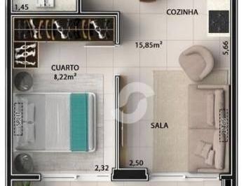 1767c69e60773d65395d68fff84894d0d2ba608a · Apartamento com 1 dormitório à venda, 40 m² por R$ 670.000,00 - Itacoatiara - Niterói/RJ