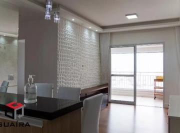 Sala, cozinha e varanda · Apartamento para aluguel 2 quartos 1 suíte 2 vagas Centro - São Bernardo do Campo - SP