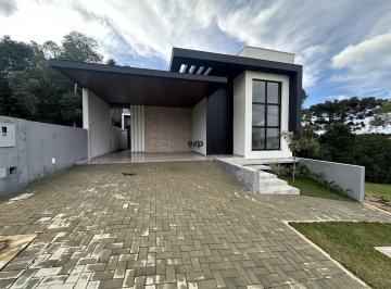 Casa · 203m² · 3 Quartos · Casa de Alto Padrão à Venda - Arquitetura Moderna e Vista para Área de Preservação
