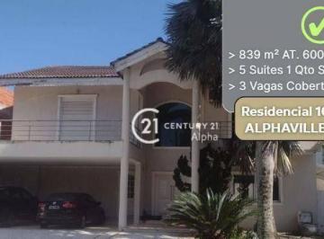 23530de61ca3786001bdaf0537b739f33d3461a7 · Casa à venda, 600 m² por R$ 4.700.000,00 - Residencial Dez (Alphaville) - Santana de Parnaíba/SP