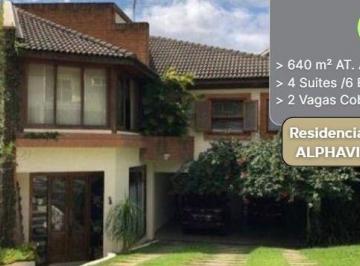 94e4ed5d24ab260ef4628aa93b22a3b685e17a57 · Casa com 4 dormitórios à venda, 450 m² por R$ 3.300.000 - Residencial Dez (Alphaville) - Santana de