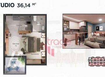 7465b2a85c198f50e5f2de406fc44fe0d22afa57 · Apartamento tipo Studio à Venda de 01 Quarto sendo Suíte no Bairro Ribeirânia em Ribeirão Preto com