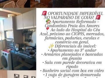 Apartamento de 1 quarto, Valparaíso de Goiás · Oportunidade Ágio Ap Residencial Praia dos Amores