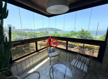 166f0979f5f9b956eb5c20055b20e566c7cc32f7 · Apartamento com 4 dormitórios à venda, 245 m² por R$ 3.800.000,00 - Aparecida - Santos/SP