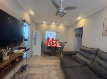 490f0ad376f93a77907bc606bf3e07505bfd3382 · Apartamento com 2 dormitórios à venda, 82 m² por R$ 435.000,00 - Marapé - Santos/SP
