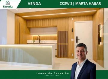 Apartamento de 3 quartos, Brasília · Duplex sofisticado com varanda, lazer completo e projeto moderno - CCSW 3