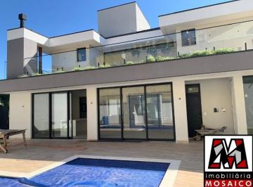 Foto 01 · Linda casa nova em Condomínio fechado em Jundiaí, Bosque dos Jatobás, 05 suites, piscina, com total 