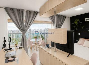 Apartamento · 41m² · 1 Quarto · 1 Vaga · Studio de alto padrão com vista livre mobiliado, na Av. Santo Amaro - Brooklin