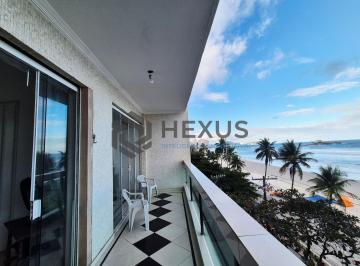 Foto · Apartamento reformado frente mar com varanda vista mar nas Pitangueiras, Guarujá