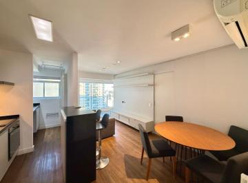 Apartamento de 1 quarto, São Paulo · Apartamento para alugar mobiliado em andar alto no Cube Campo Belo próx metrô, Aeroporto, Ibirapuera