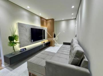 Apartamento · 92m² · 2 Quartos · 2 Vagas · Apartamento decorado à venda no Saguaçu | 92 m² | 2 suítes | 2 vagas | Totalmente mobiliado