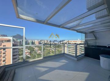 Apartamento · 190m² · 3 Quartos · 2 Vagas · Cobertura Duplex com Piscina à Venda na Barra da Tijuca