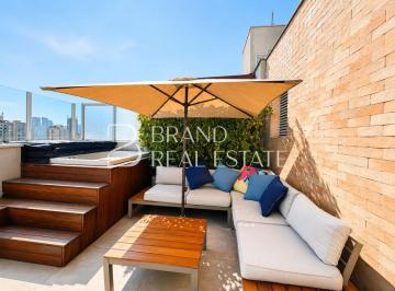 Apartamento · 168m² · 2 Quartos · 3 Vagas · Cobertura Duplex à Venda no Brooklin Paulista, 168m² 2 Suítes, 3 vagas, Terraço Gourmet!