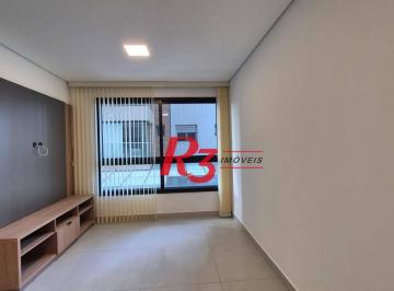 74d647c0cb00194801401bd592ec7c47d5a28b09 · Apartamento com 1 dormitório para alugar, 55 m² por R$ 5.100,02/mês - Aparecida - Santos/SP