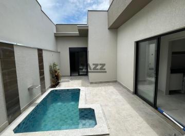 Casa · 147m² · 3 Quartos · 4 Vagas · Casa Térrea Nova com 3 Suítes e Piscina à Venda em Condomínio em Paulínia/SP