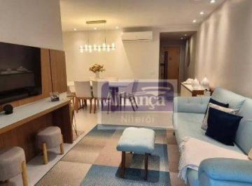 sala · Apartamento com 3 dormitórios à venda, 185 m² por R$ 1.750.000,00 - Piratininga - Niterói/RJ
