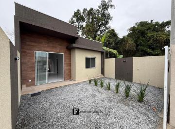 Casa · 54m² · 2 Quartos · 2 Vagas · Casa nova com 02 quartos para financiar - MATINHOS
