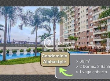 1b758eceb28c225d68899f586179d46e663463c9 · Apartamento com 2 dormitórios para alugar, 69 m² por R$ 5.500,02/mês - Alphaville Industrial - Barue