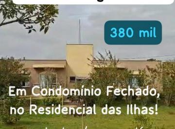 Foto 01 · Condomínio Fechado Residencial das Ilhas Casa Térrea com 2 quartos, sala e varanda, 1 vaga coberta