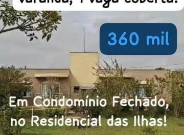 Foto 07 · Condomínio Fechado no Residencial das Ilhas Casa Térrea com 2 quartos, sala com varanda e 1 vaga cob