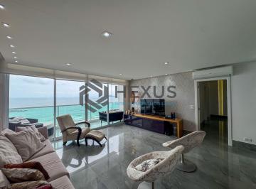 Foto · Apartamento reformado frente mar com varanda vista mar nas Pitangueiras, Guarujá