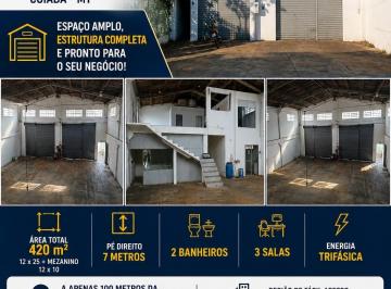 Comercial de 3 quartos, Cuiabá · Galpão para alugar bosque da saúde 2 .CUIABÁ MT