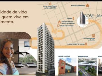 Apartamento de 1 quarto, Curitiba · studios com sacada à venda na Rua Doutor Faivre, Centro, Curitiba R$ 307.000 condição especial