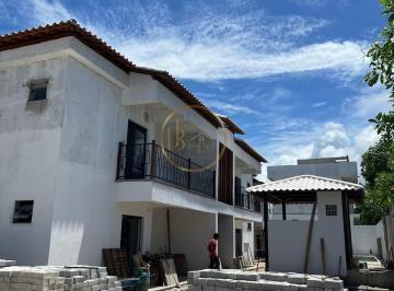Casa · 110m² · 3 Quartos · 2 Vagas · Casa em Condomínio 03 Suítes em Coroa Vermelha - Santa Cruz Cabrália: 110m2 -...