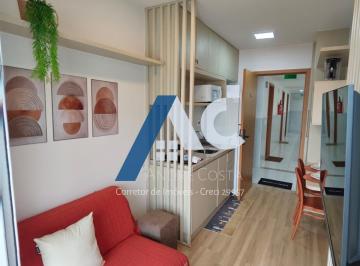 Apartamento · 25m² · 1 Quarto · 1 Vaga · STUDIO MOBILIADO COM VARANDA, 25 m² VISTA MAR E EXCELENTE VENTILAÇÃO NA PITUBA