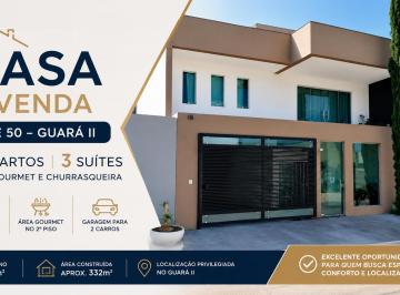 Casa de 5 quartos, Guará · Casa à Venda no Guará II | 6 Quartos | 3 Suítes | Área Gourmet | QE 50 | 332m² | Churrasqueira