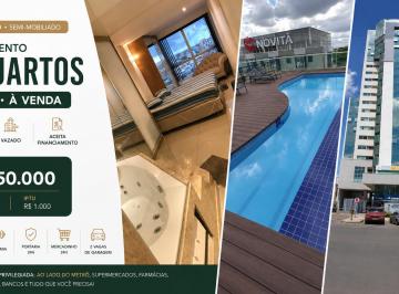 Apartamento de 3 quartos, Taguatinga · Apartamento Alto Padrão à Venda em Taguatinga Centro | 3 Quartos | 1 Suíte | Novità | Metrô