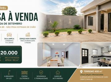 Casa de 3 quartos, Vicente Pires · Casa à Venda na 26 de Setembro | Rua 1 | 3 Suítes | Lote 400m² | Condomínio Fechado | BR